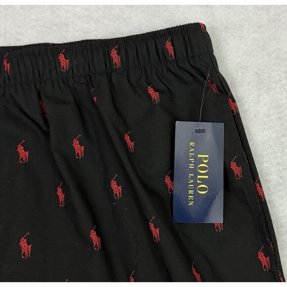 Polo Ralph Lauren Black Red Pony All Over Sleepwear Pajama Pants Size 4X NWT - Picture 9 of 14